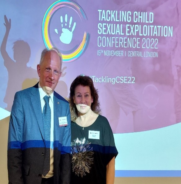 John O'Brien & Karen Livesey at Tackling Child Sexual Exploitation Conference 2022